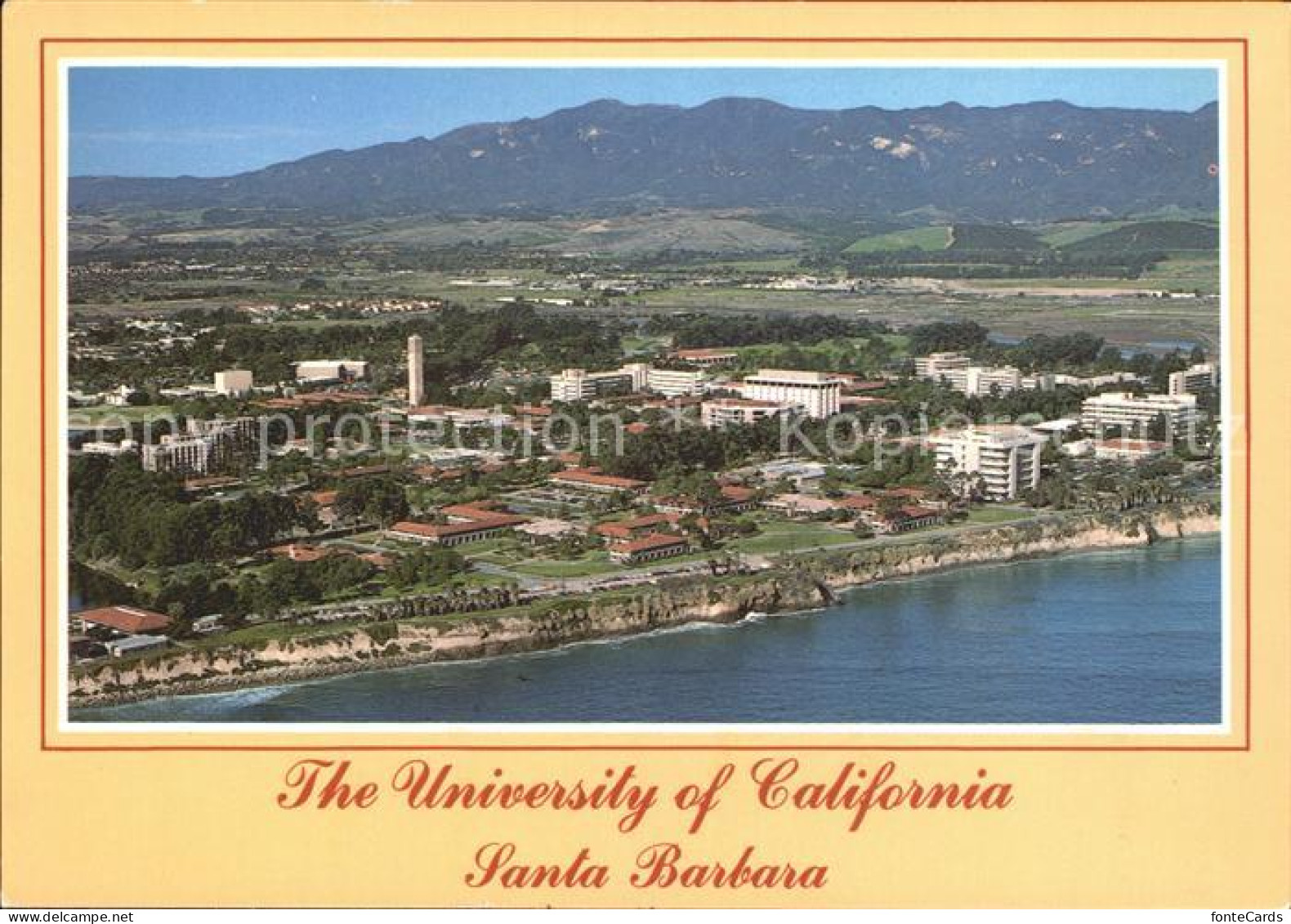 72137489 Santa_Barbara_California University Of California Aerial View - Altri & Non Classificati
