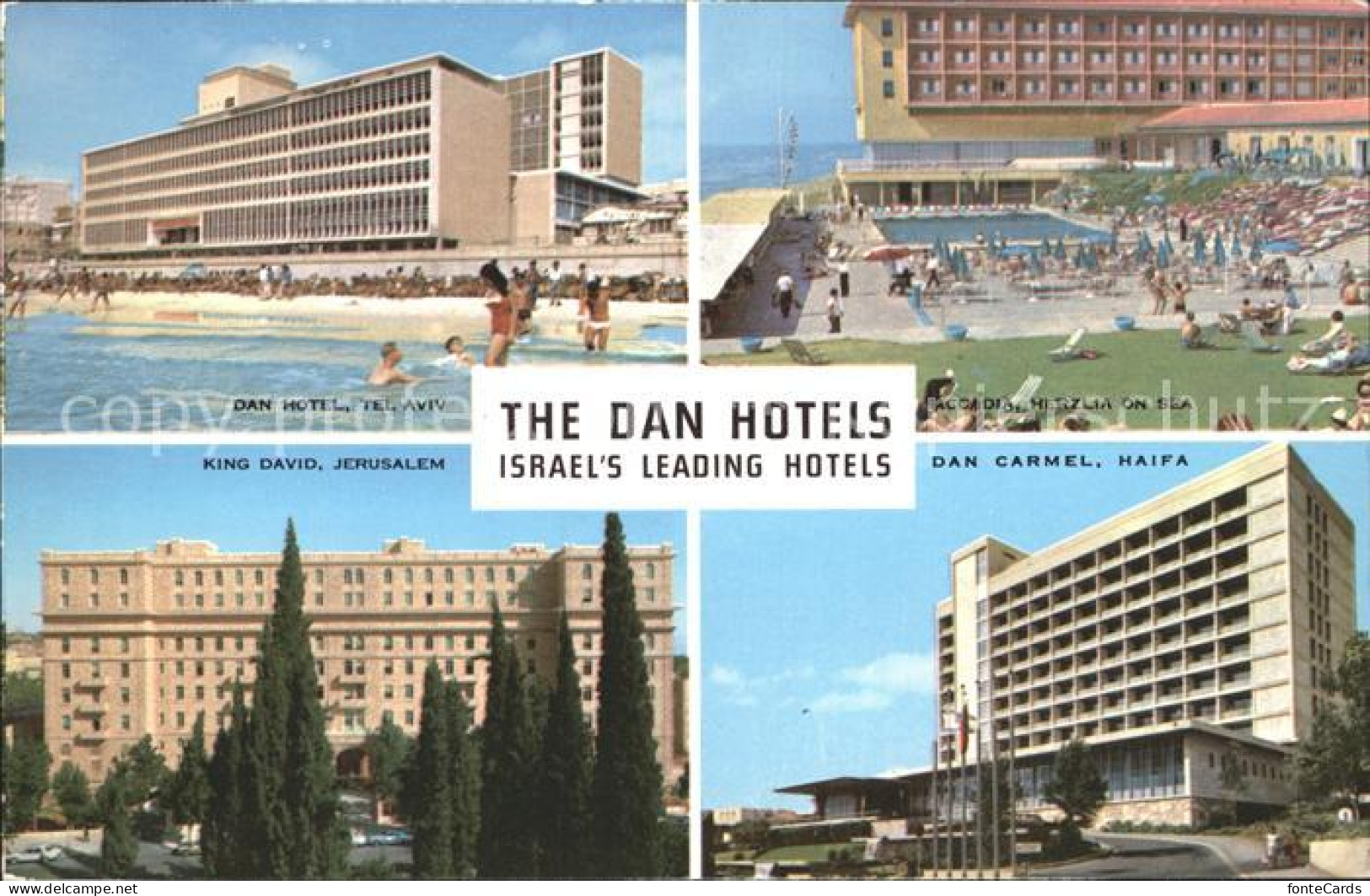 72136368 Israel The Dan Hotels Jerusalem Haifa Tel-Aviv Israel - Israele