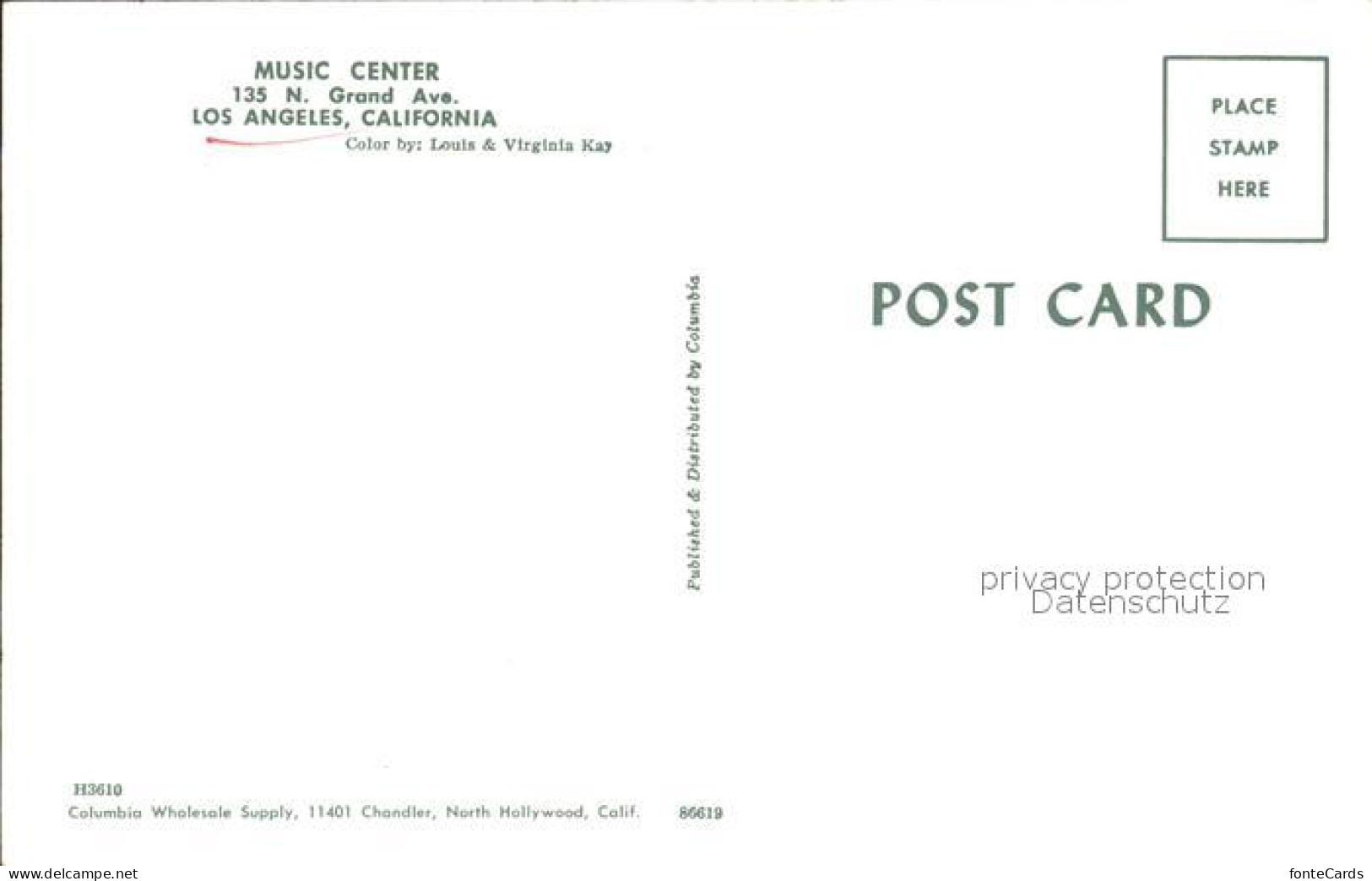 72134431 Los_Angeles_California Music Center - Sonstige & Ohne Zuordnung