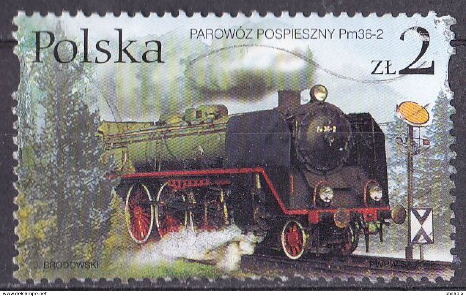 Polen Marke Von 2002 O/used (A5-15) - Gebraucht