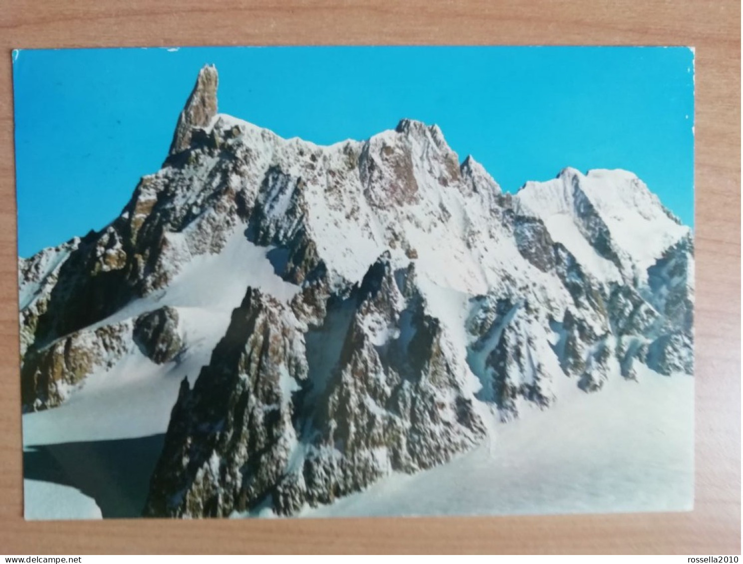 Cartolina ITALIA  VALLE D' AOSTA COURMAYEUR DENTE DEL GIGANTE  Italy Postcard ITALIEN Ansichtskarten - Aosta