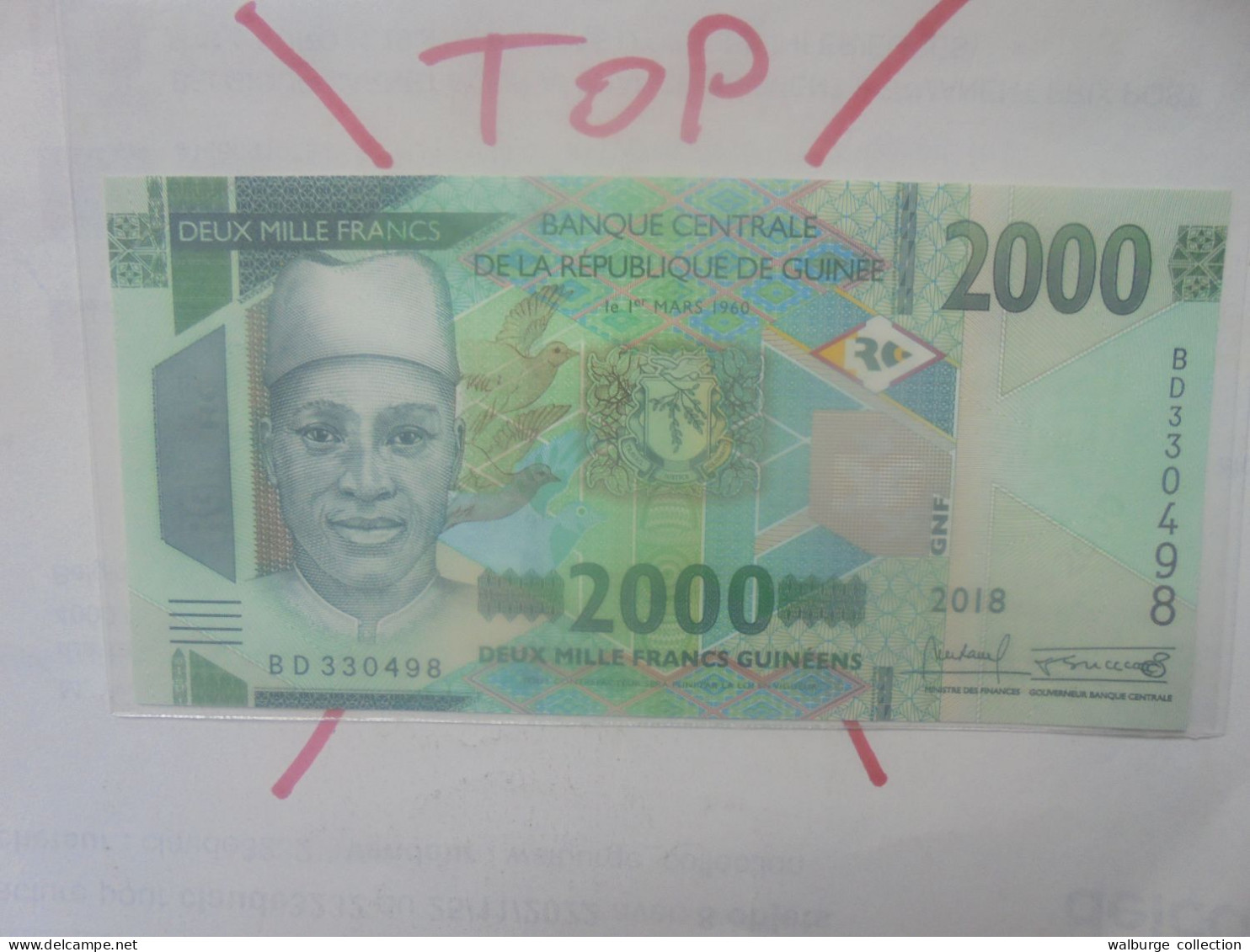 GUINEE 2000 FRANCS 2018 Neuf (B.33) - Guinee