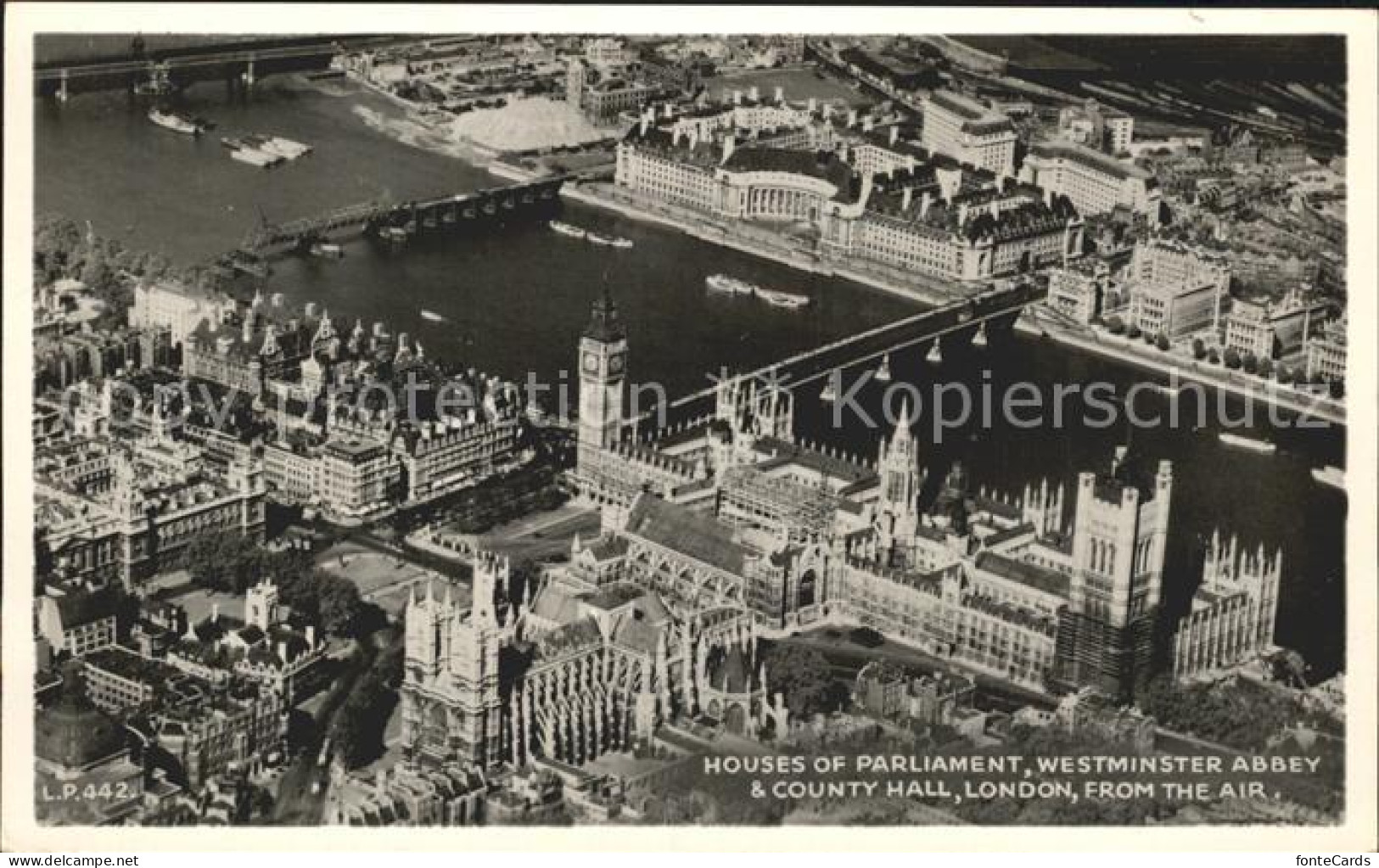 72132849 London Fliegeraufnahme Westminster Abbey - Sonstige & Ohne Zuordnung