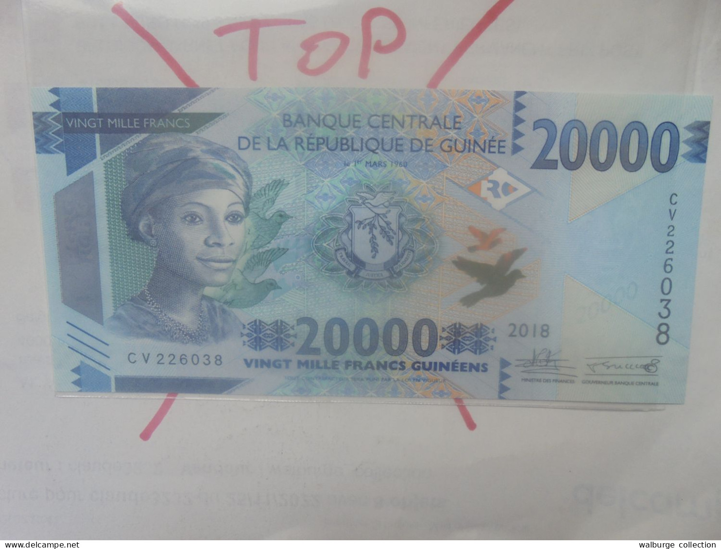 GUINEE 20.000 FRANCS 2018 Neuf (B.33) - Guinée