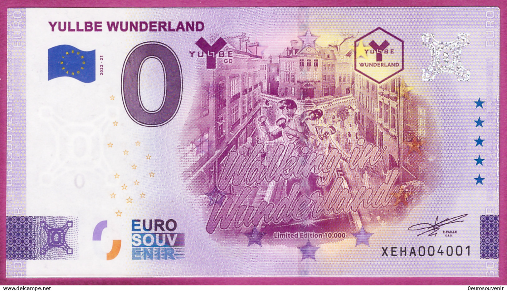 0-Euro XEHA 2022-21 MINIATUR WUNDERLAND HAMBURG - WALKING IN WUNDERLAND - Private Proofs / Unofficial