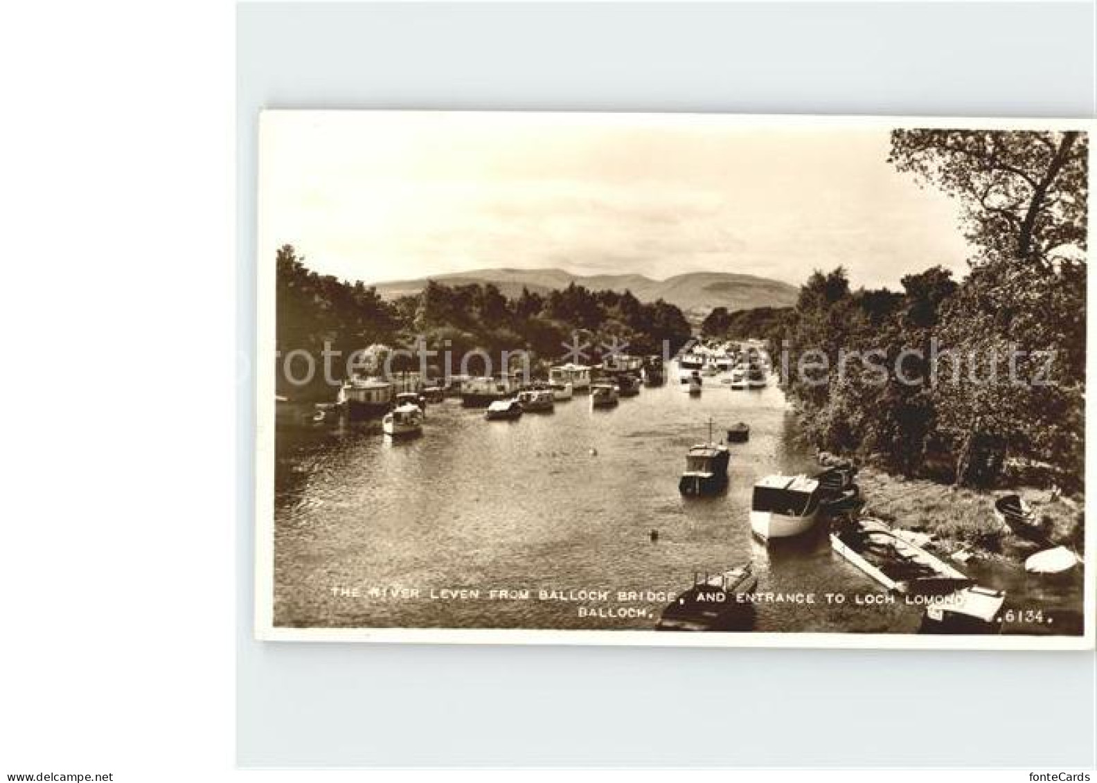 72132527 Balloch West Dunbartonshire The River Leven From Balloch Bridge And Ent - Andere & Zonder Classificatie