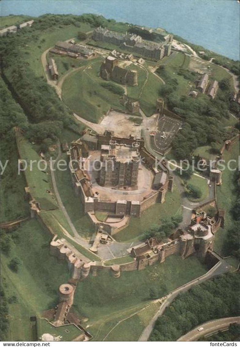 72132441 Dover Kent Dover Castle Kent Fliegeraufnahme Dover - Other & Unclassified