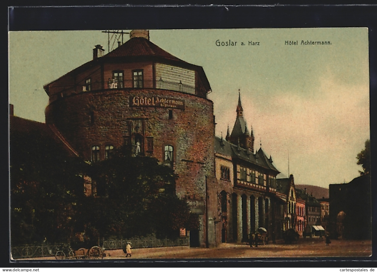 AK Goslar, Hotel Achtermann  - Goslar