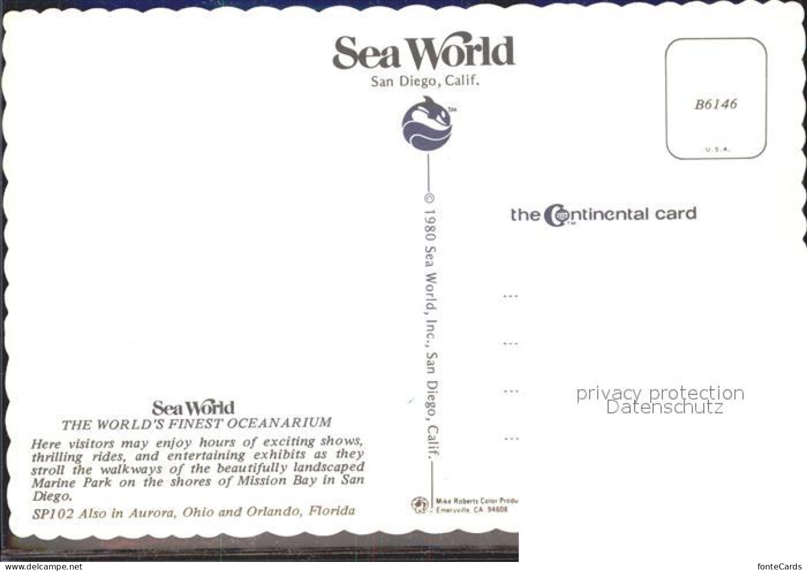 72126289 San_Diego_California Sea World Oceanarium Fliegeraufnahme - Other & Unclassified