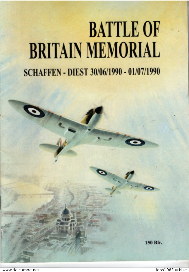 Battle Of  Britain Memorial Scaffen - Diest 30/ 06 /1990 - 01/07/1990 - Programmes