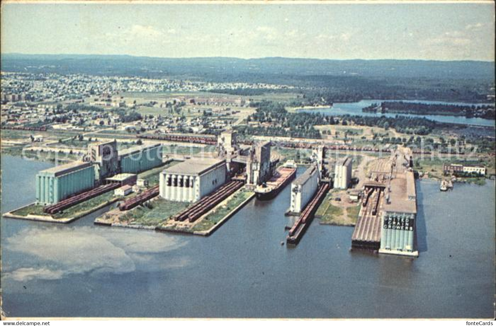 72124489 Ontario Canada Aerial View Of The Giant Grain Elevators Of The Canadian - Non Classificati