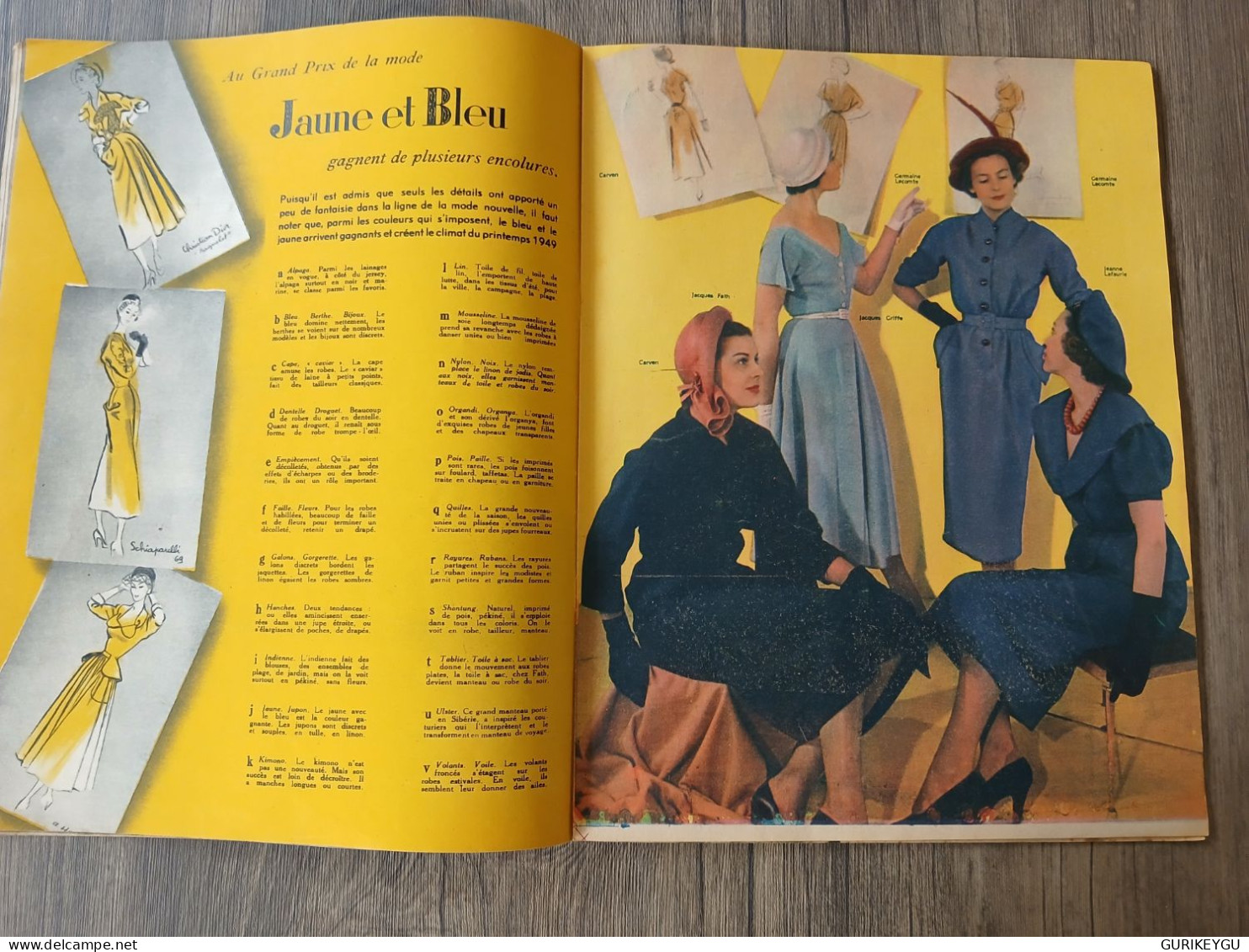 Magazine MARIE FRANCE N° 224 Collections Printemps 15/03/1949 Jeu De Dames Nuits Blanches Pub MECANO - Action