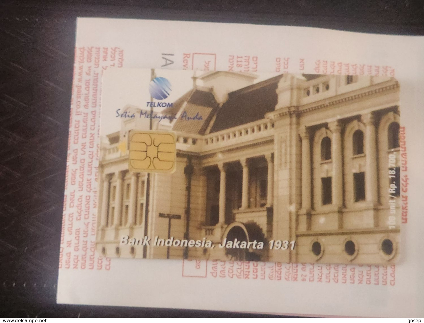 Indonesia-(ID-TLK-SS-0062)-Ancient Building 2-(5)-(rp.18.700)-(100units)-tirage-10.000-used Card+1card Prepiad Free - Indonesien