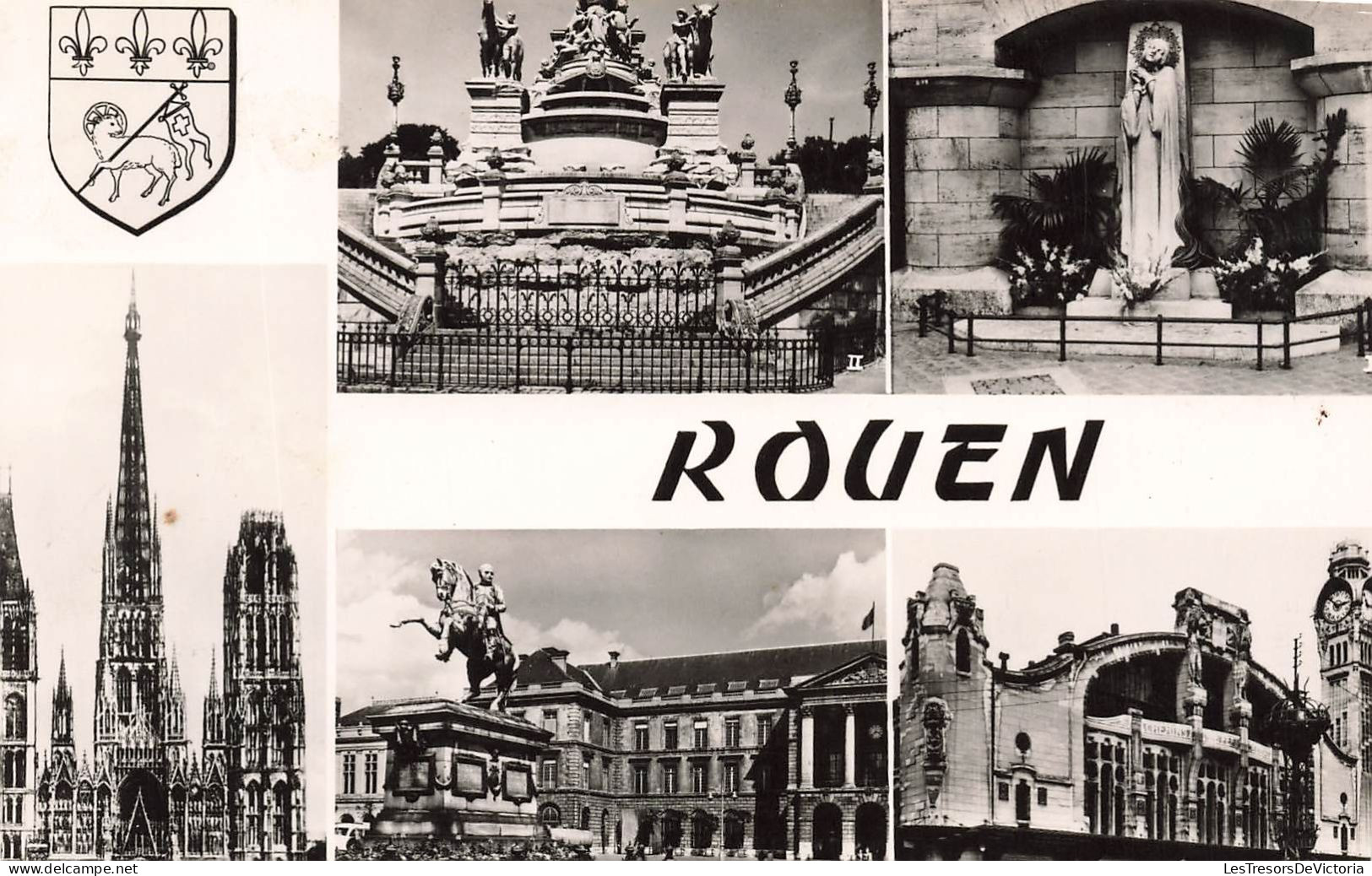 FRANCE - Rouen - Multivues - Carte Postale Ancienne - Rouen