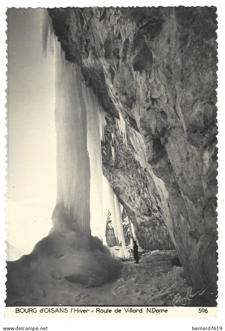 38  Bourg D'oisans  -  L'hiver -  Route De Villard Ndame - Bourg-d'Oisans