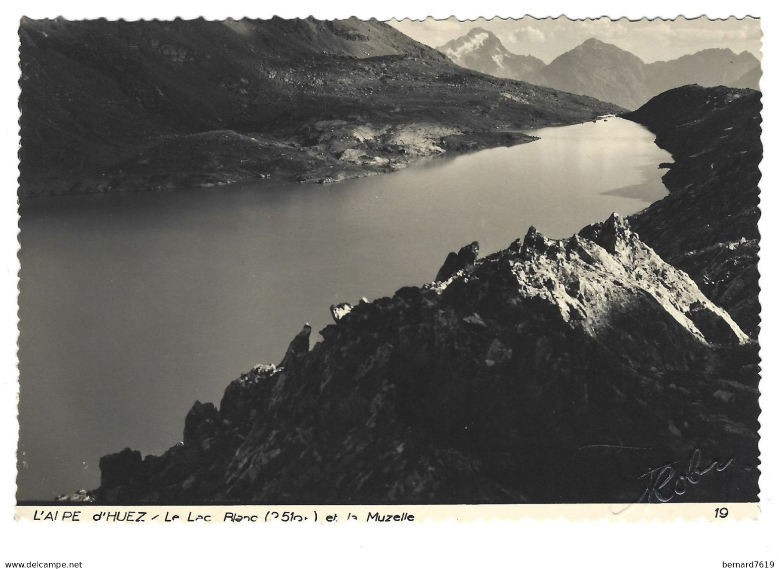 38  Bourg D'oisans  -le Lac Blanc 2410 M Et La Muzelle - Bourg-d'Oisans