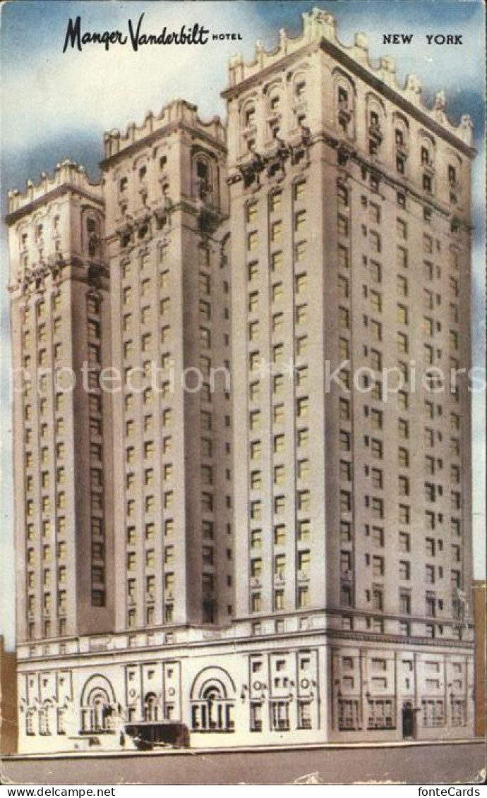 72118737 New_York_City Manger Vangebilt Hotel Park Avenue - Altri & Non Classificati