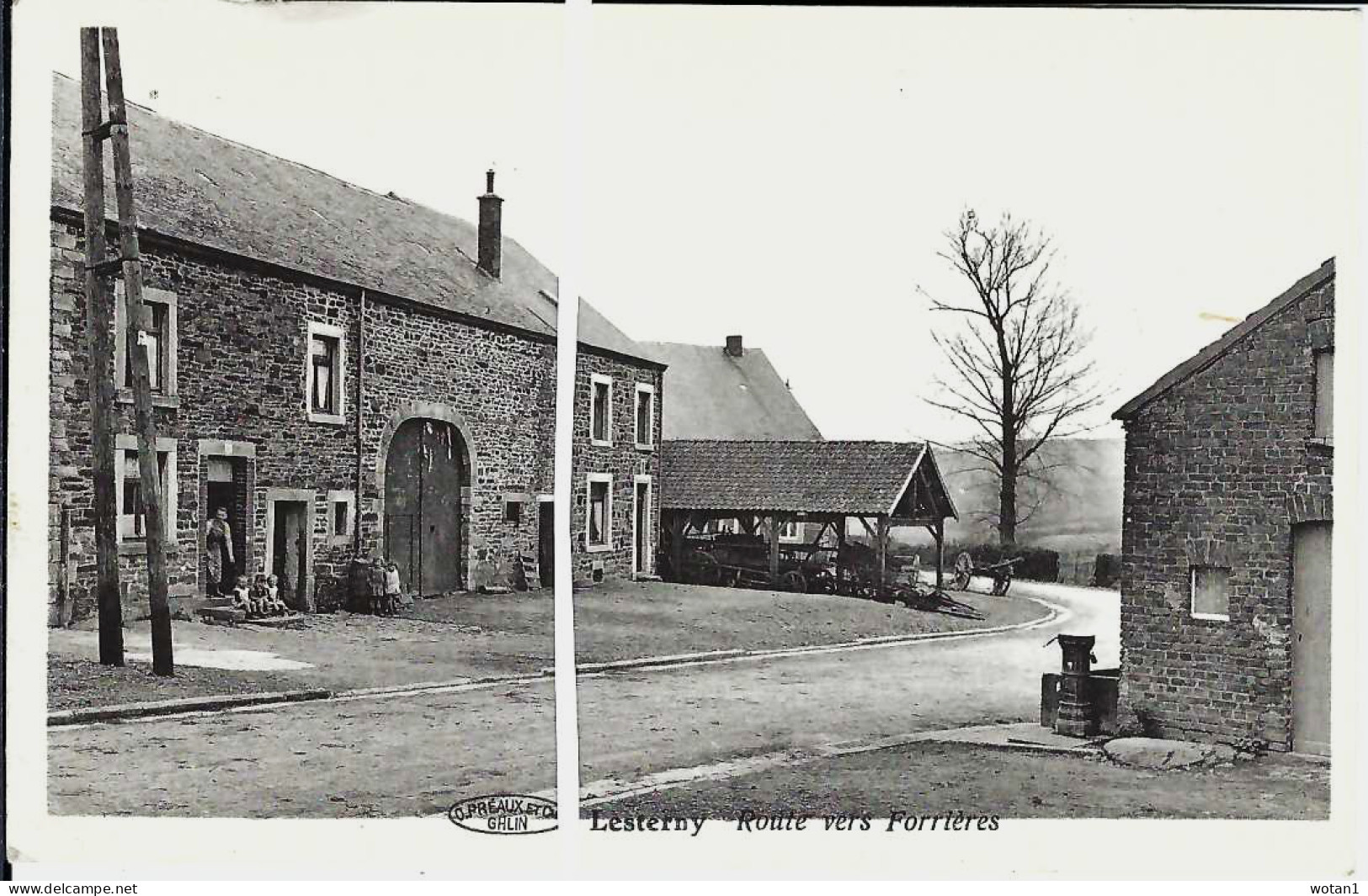 LESTERNY - Route Vers Forrières (Ligne Blanche Fictive) - Nassogne