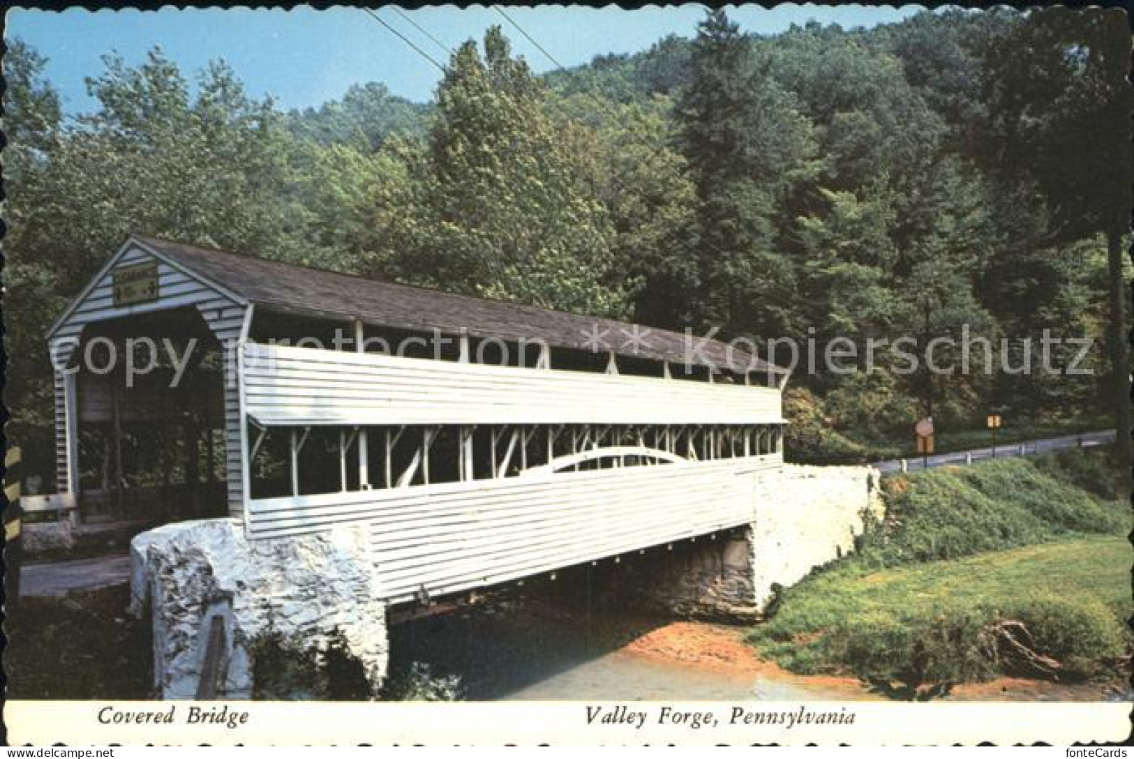 72116611 Valley Forge Covered Bridge Valley Forge - Autres & Non Classés