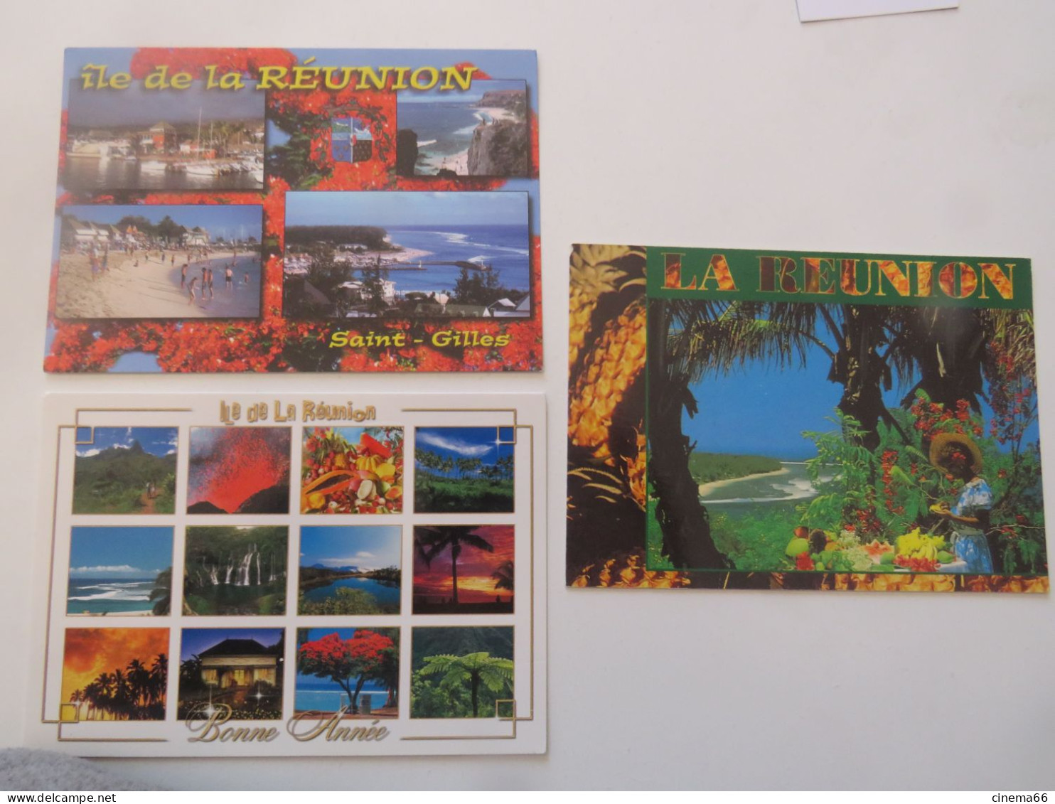 LA REUNION - Lot De 3 Cartes - Autres & Non Classés