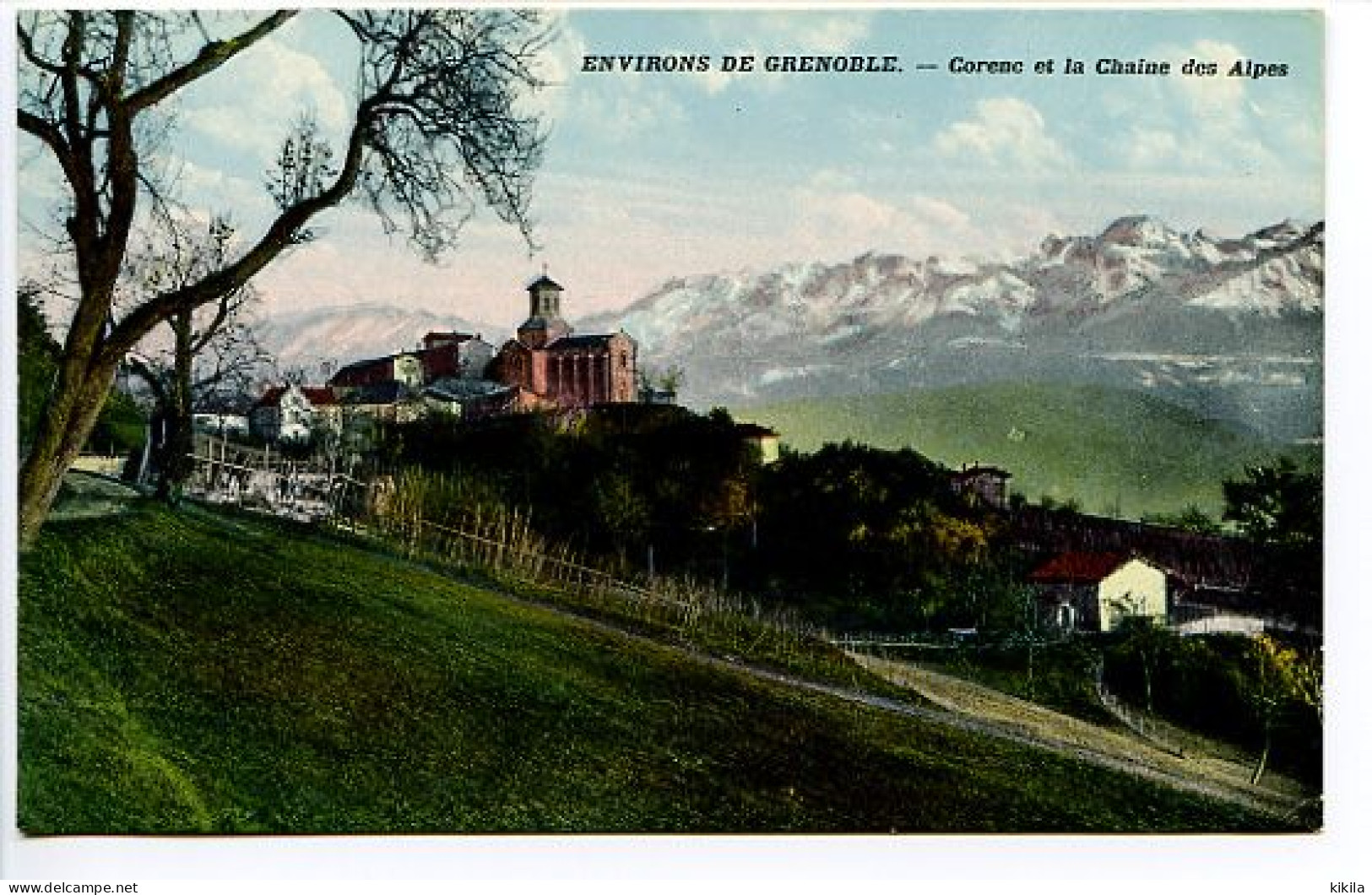 CPA 9 X 14  Isère  CORENC ET LA CHAINE DES Alpes   Environs De Grenoble - Autres & Non Classés