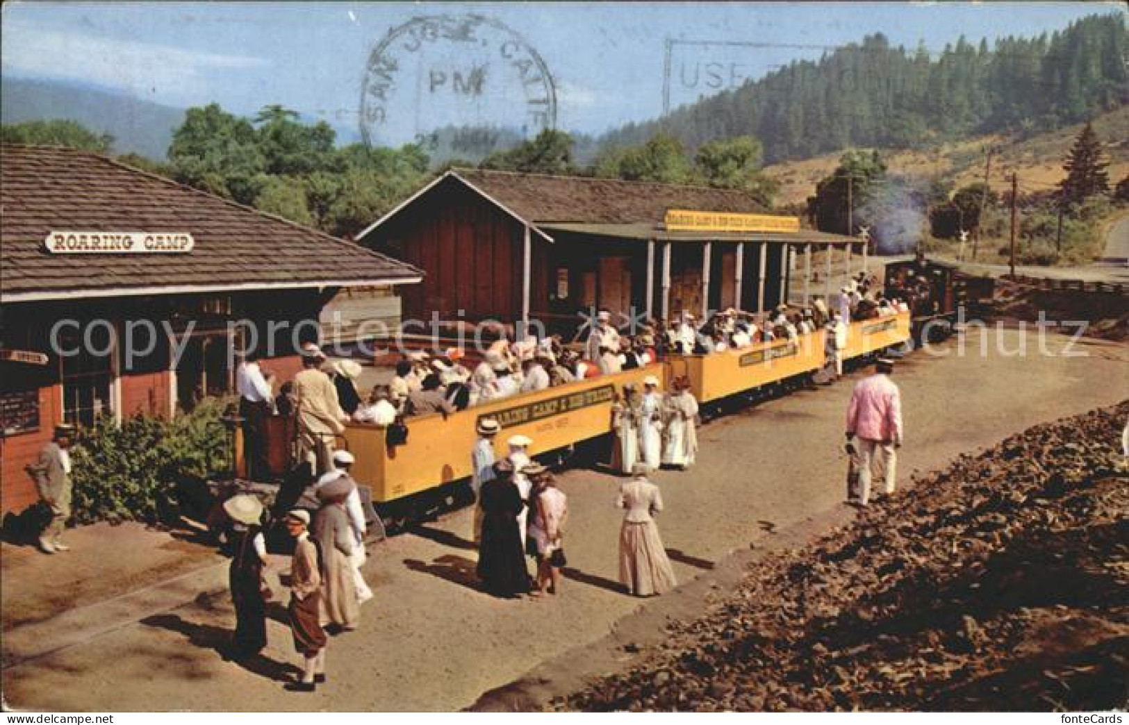 72114382 Felton_California Old Time Excursion Train Roaring Camp - Otros & Sin Clasificación