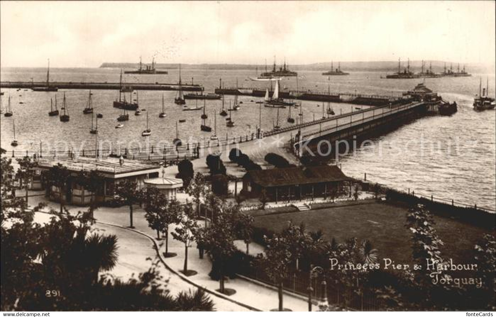 72113090 Torquay Torbay Princess Pier And Harbour Torquay Torbay - Andere & Zonder Classificatie