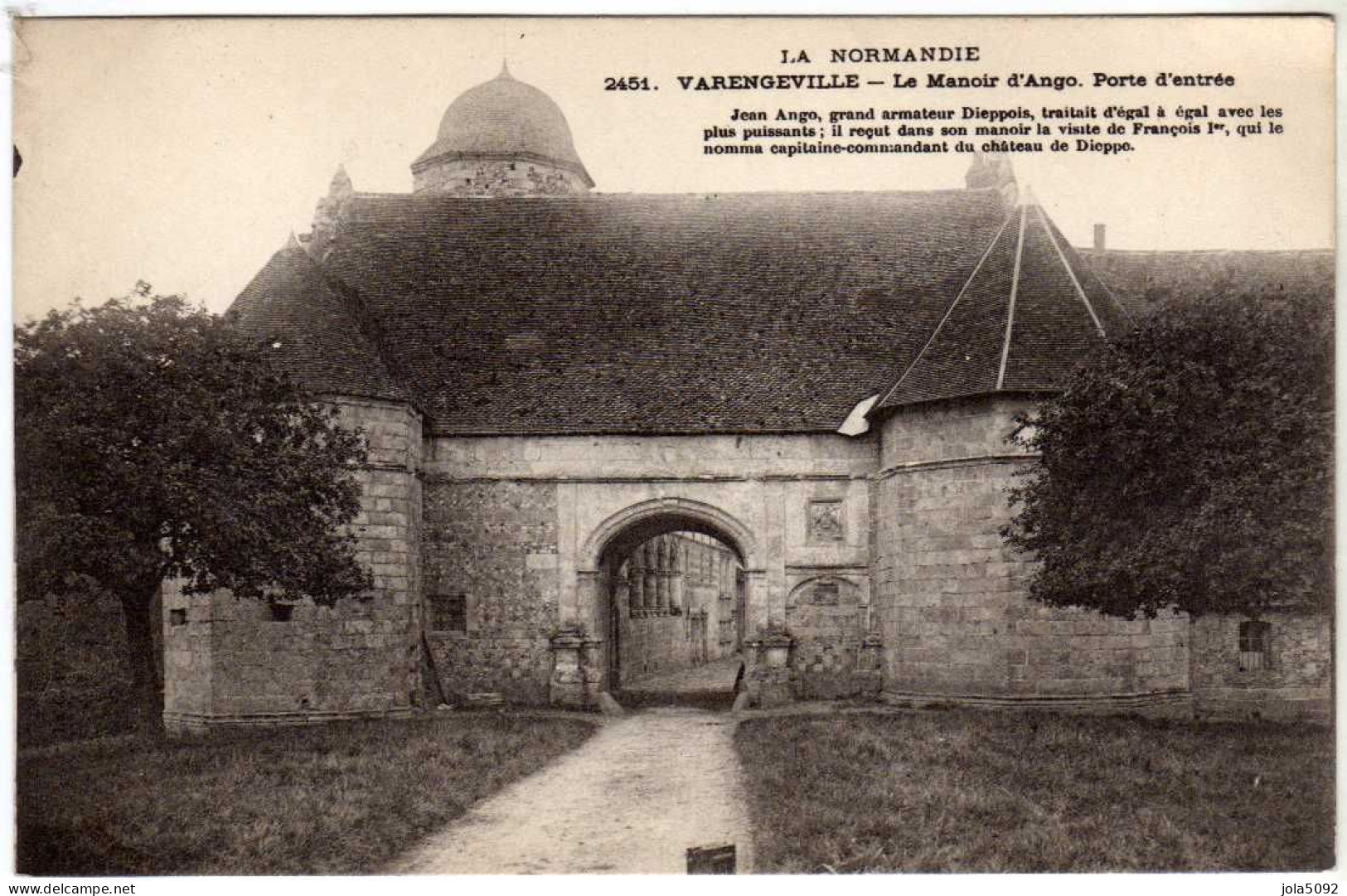 76 / VARENGEVILLE - Le Manoir D'Ango - Varengeville Sur Mer