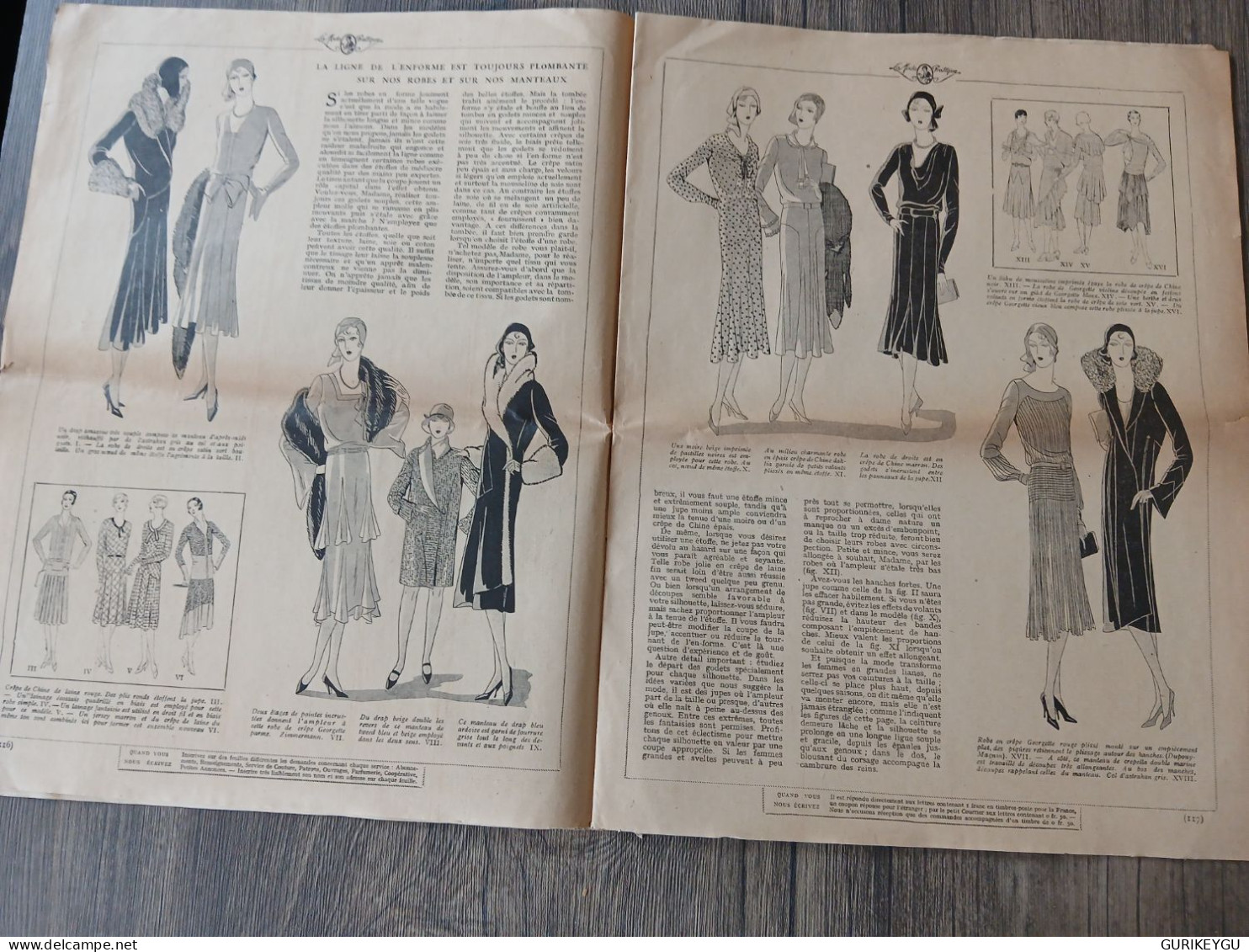 Magazine MODE PRATIQUE N° 7ROBE DU SOIR HACHETTE 15/02/1930 - Actie