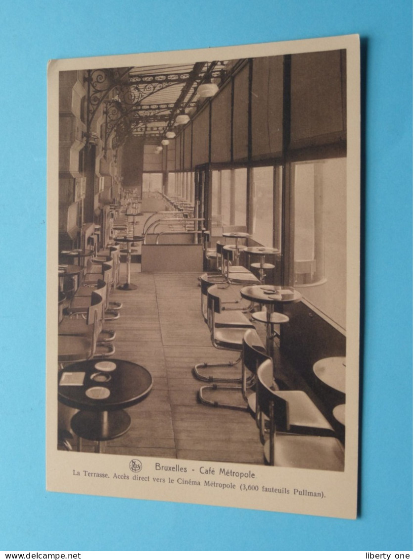 Café METROPOLE La Terrasse, Accès Direct Vers Le Cinéma ( Uitg. > Thill ) Anno 19?? ( Zie / Voir SCANS ) ! - Pubs, Hotels, Restaurants