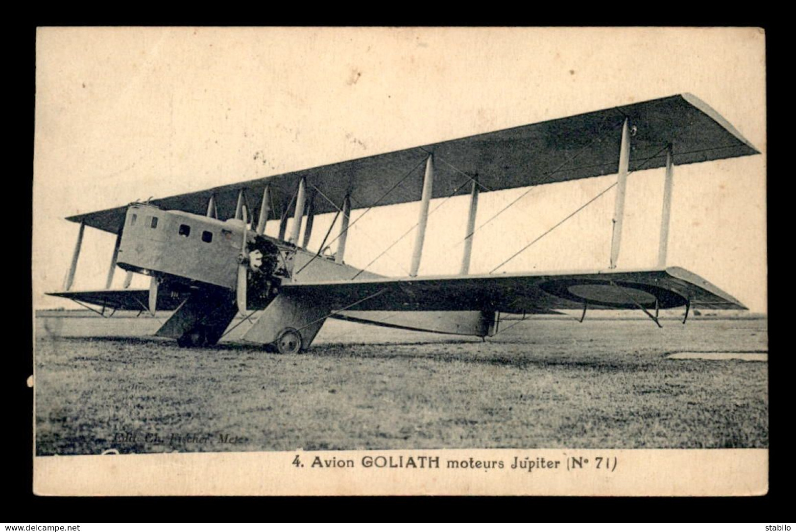 AVIATION - AVION GOLIATH MOTEURS JUPITER - ....-1914: Vorläufer