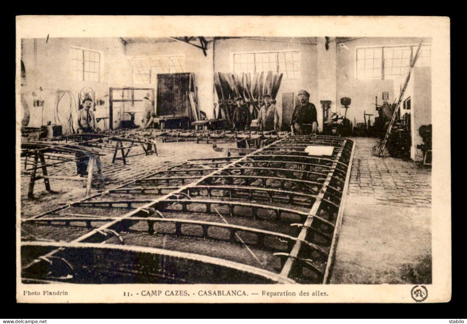AVIATION - CAMP CAZES, CASBLANCA - REPARATION DES AILES - VOIR ETAT - ....-1914: Precursors