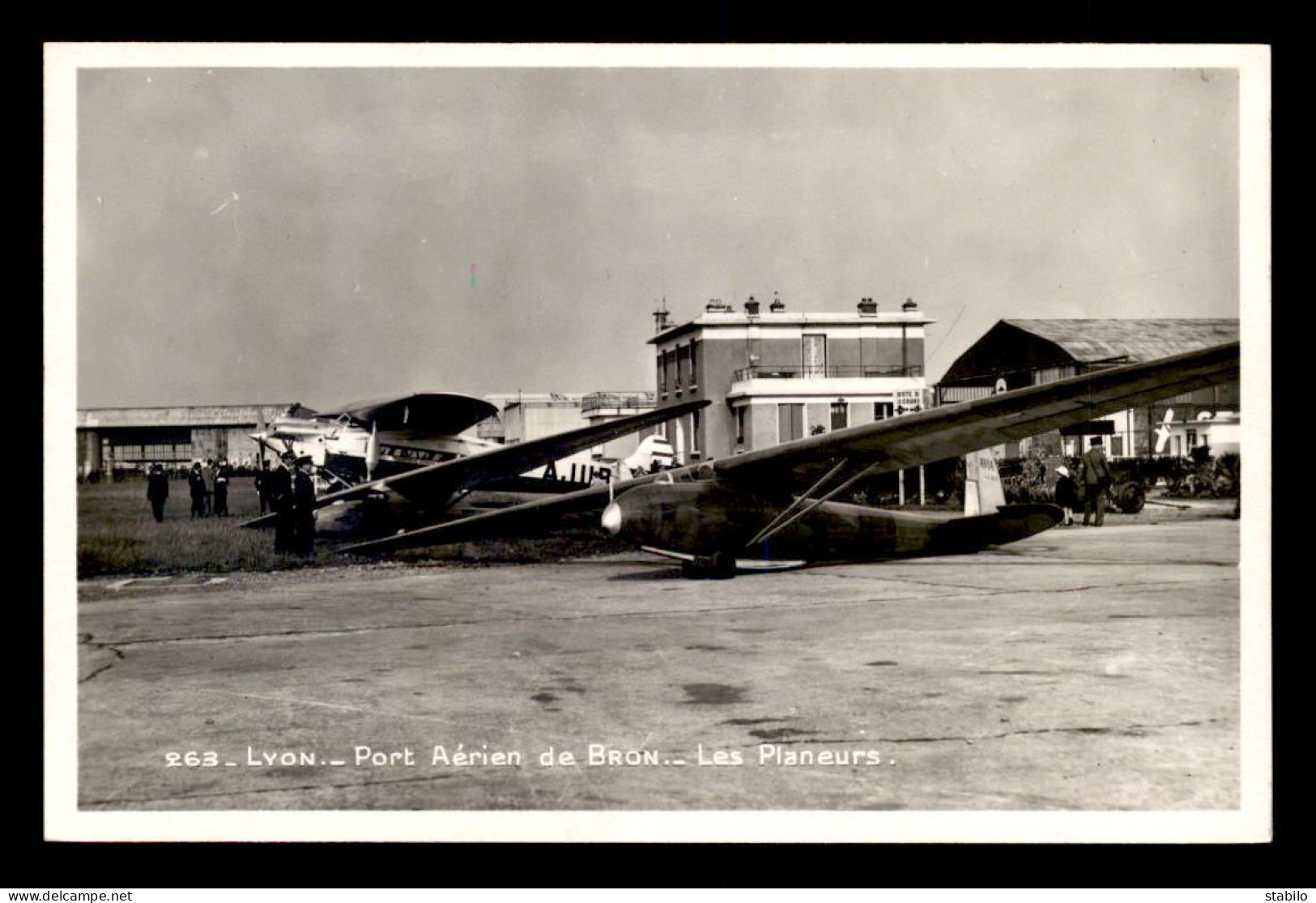 AVIATION - LES PLANEURS - LYON - PORT AERIEN DE BRON - 1919-1938: Fra Le Due Guerre