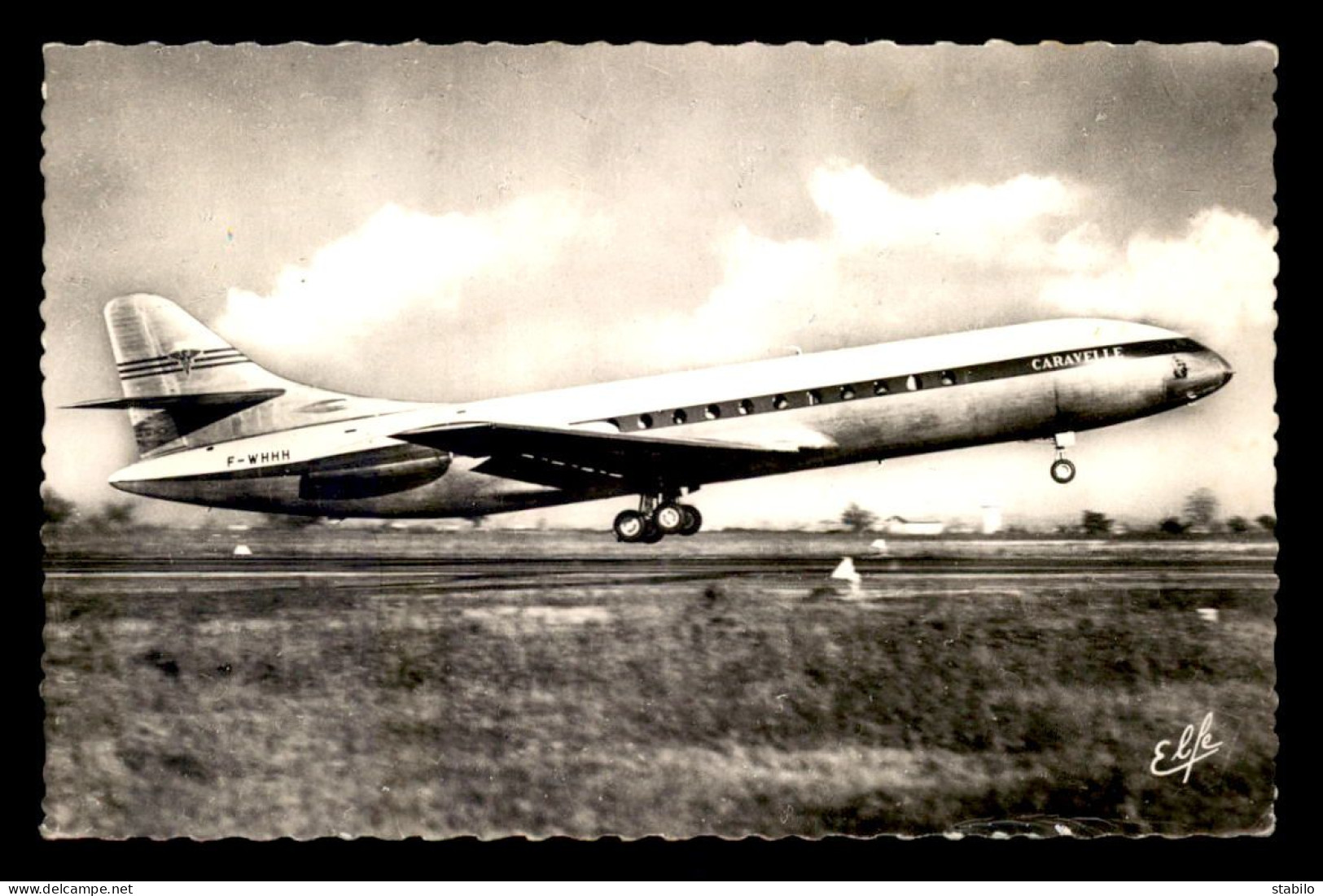 AVIATION - AVION S.E. 210 CARAVELLE AU DECOLLAGE DE TOULOUSE - 1946-....: Era Moderna