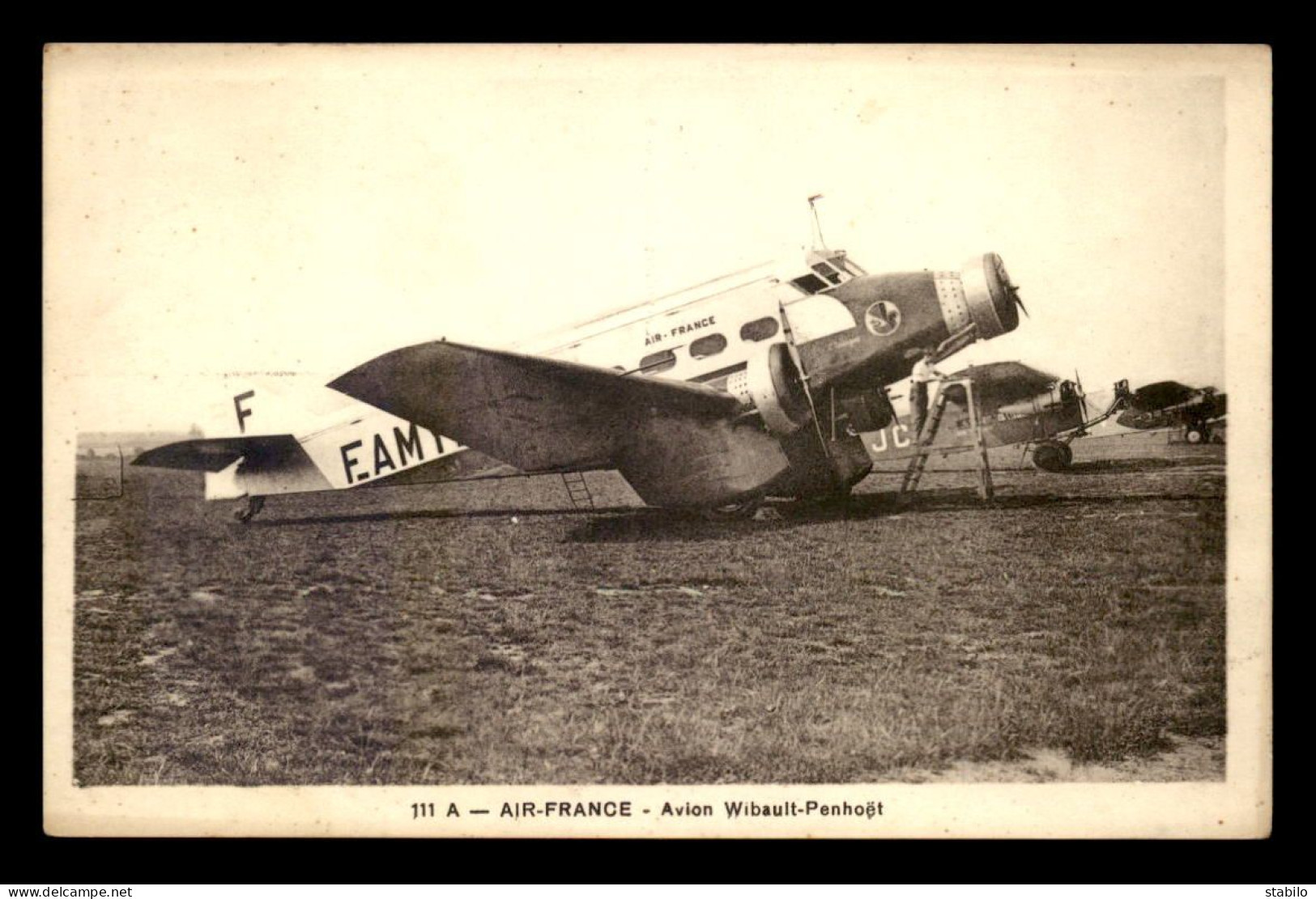 AVIATION - AIR-FRANCE - AVION WIBAULT-PENHOET - 1919-1938: Entre Guerres