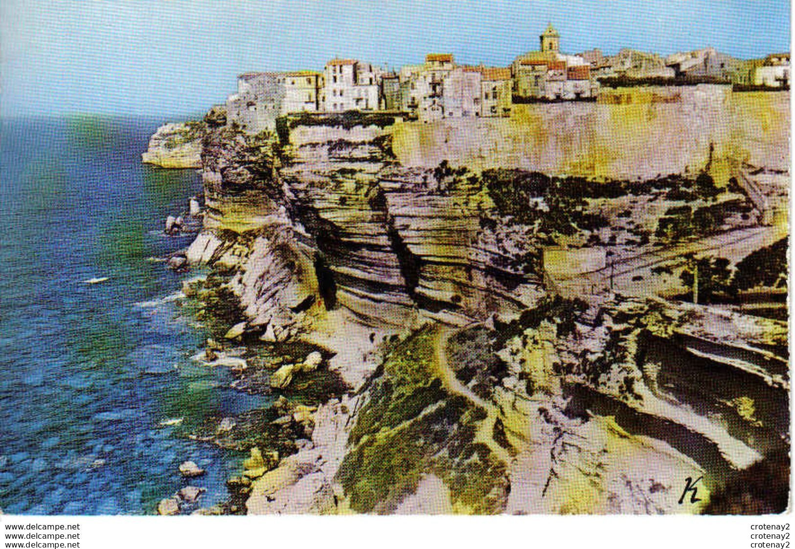 Corse Du Sud BONIFACIO N°409 Ville Haute Et Falaises VOIR DOS - Andere & Zonder Classificatie