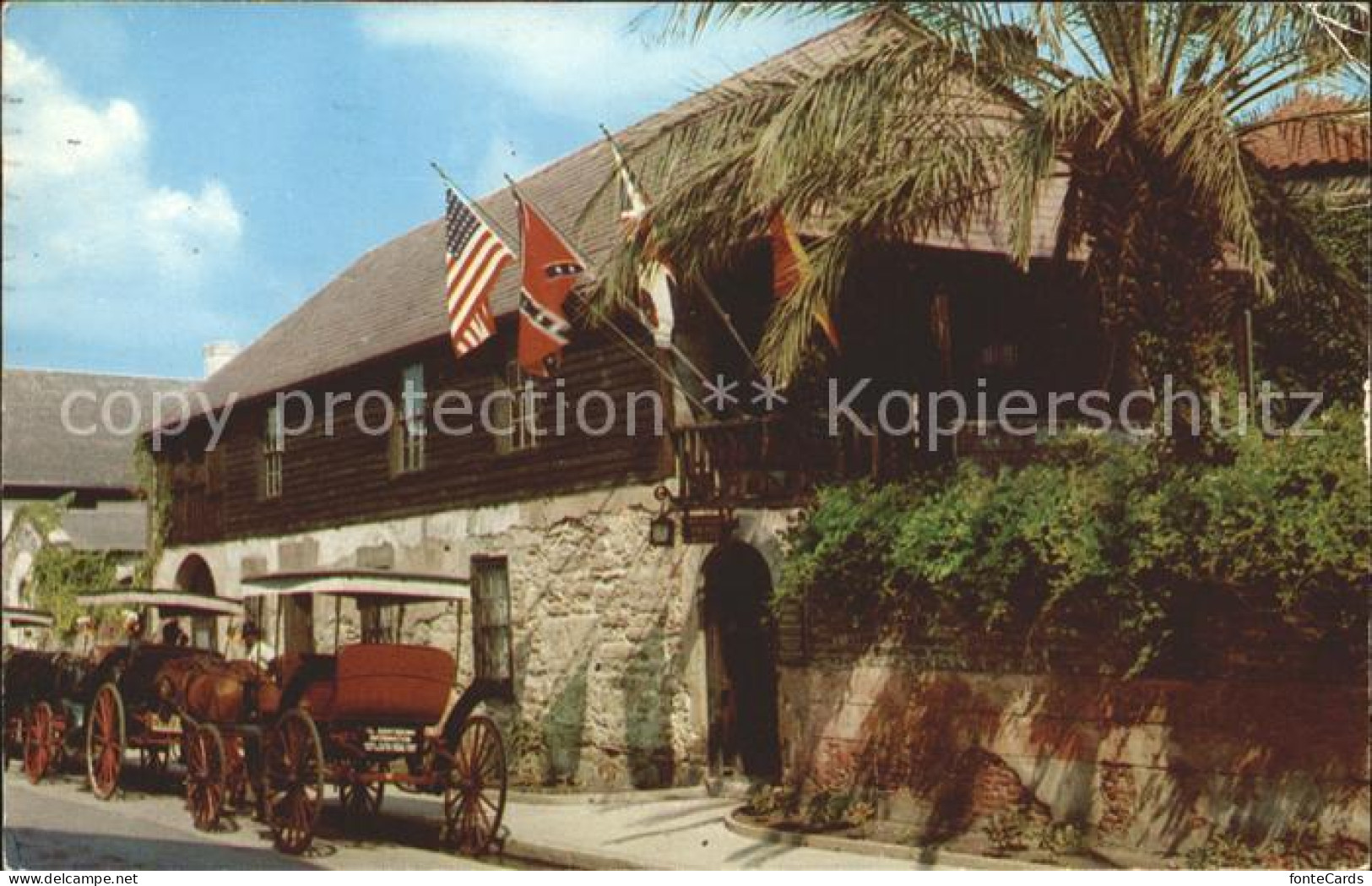 72091597 St_Augustine Oldest House St Francis Street Pferdekutsche  - Andere & Zonder Classificatie