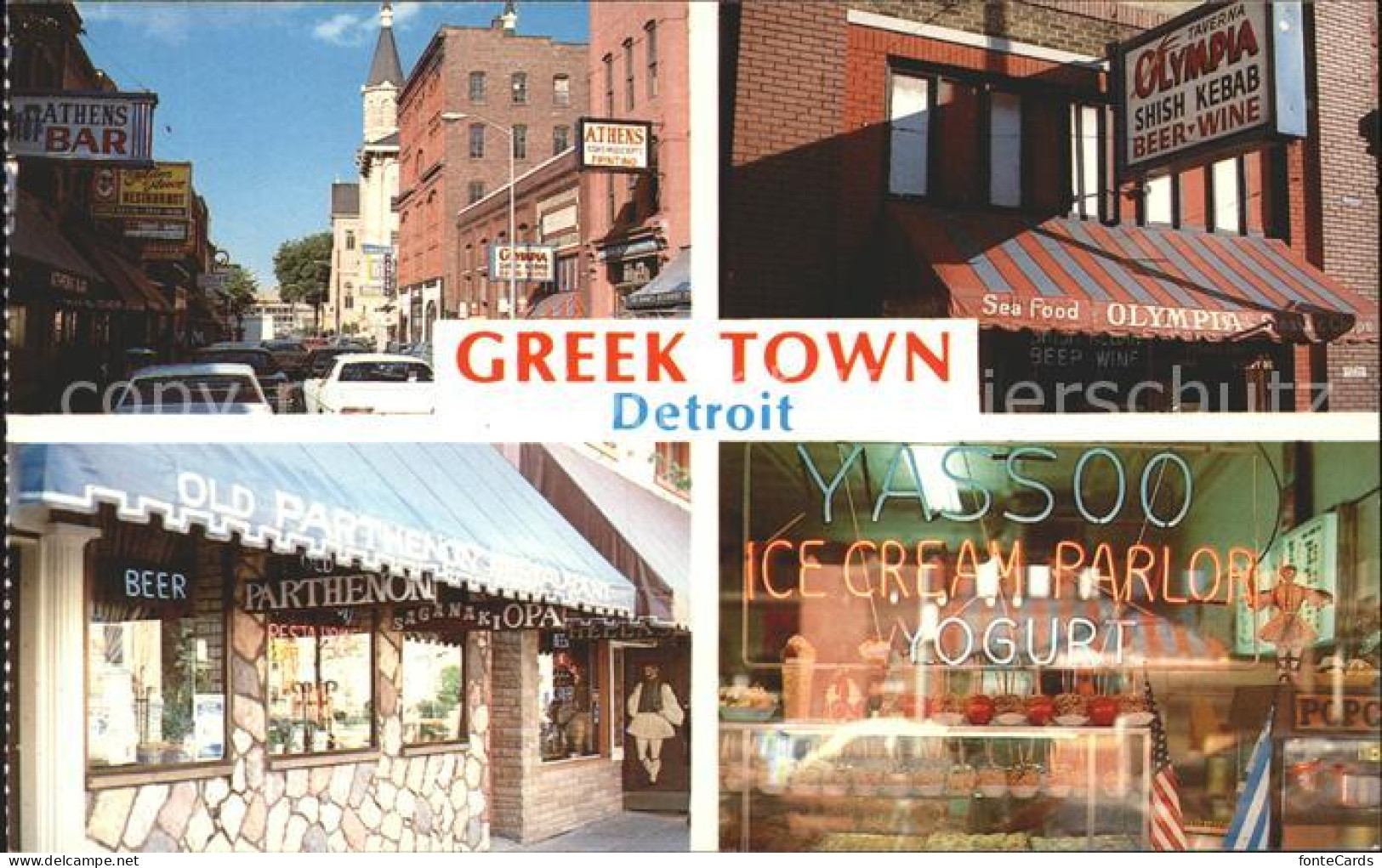 72091451 Detroit_Michigan Greek Town  - Autres & Non Classés