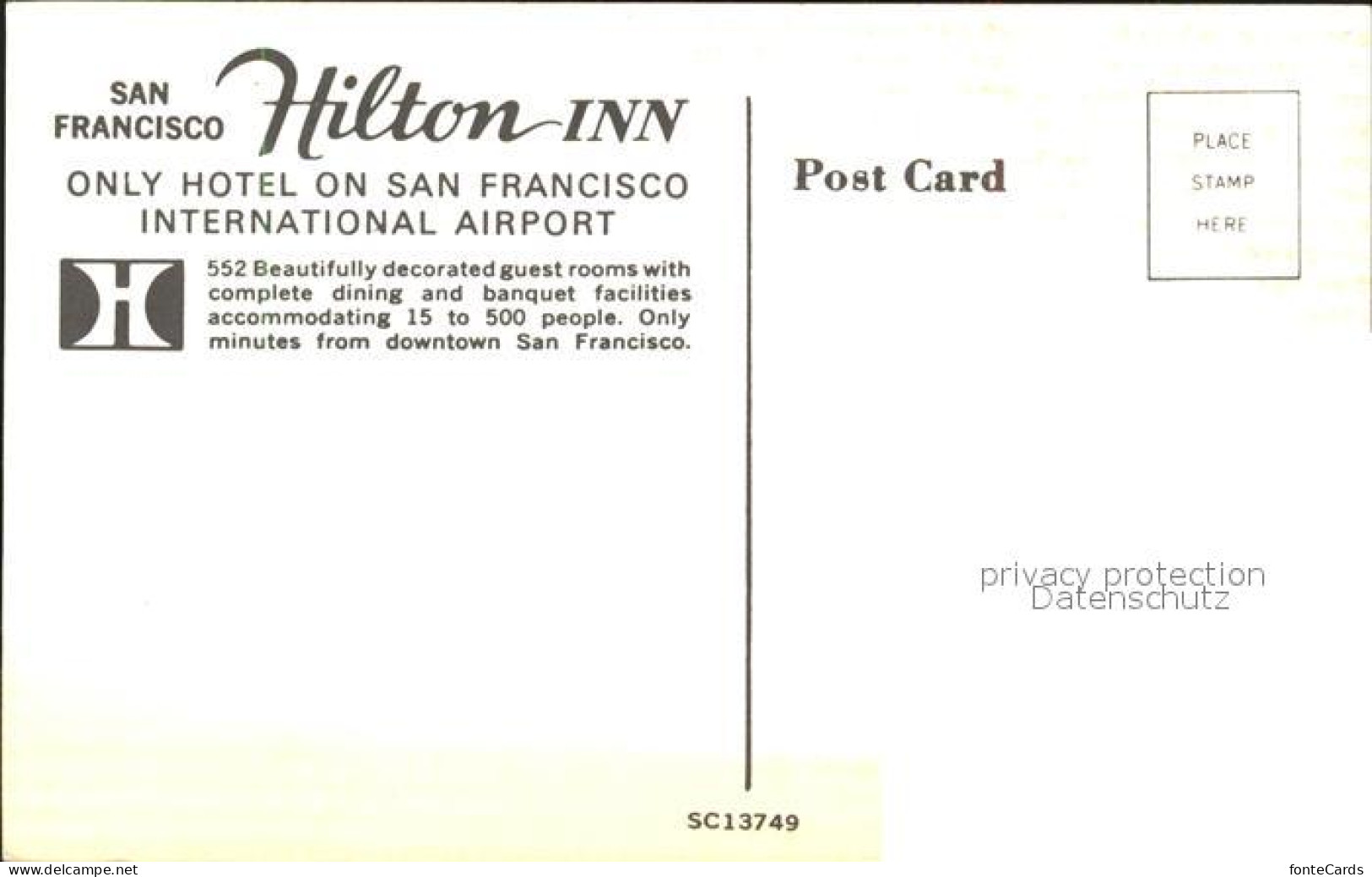 72090371 San_Francisco_California Hilton Inn Hotel  - Other & Unclassified