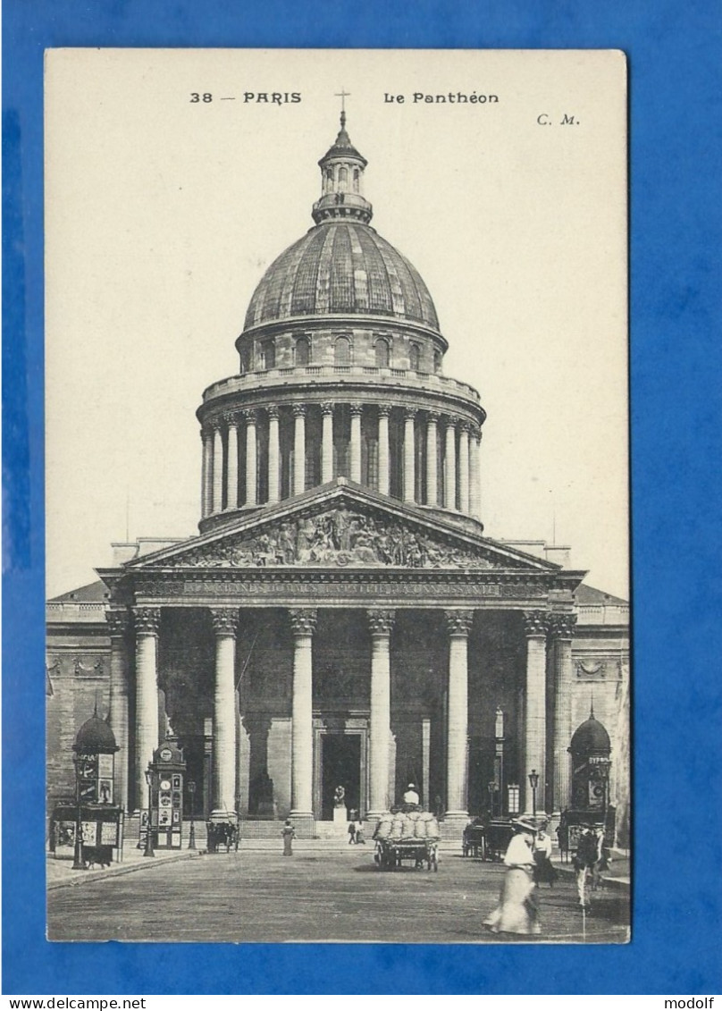 CPA - 75 - Paris - Le Panthéon - Animée - Non Circulée - Panthéon