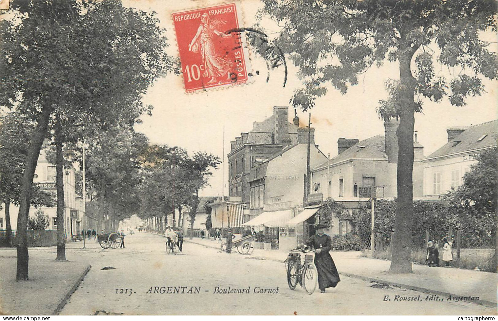 Argentan - Boulevard Carnot, France Cpa - Argentan