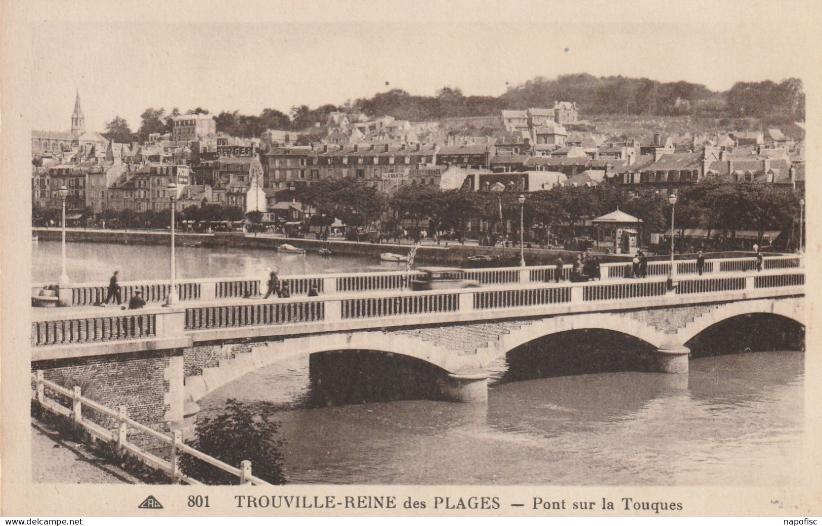 14-Trouville Reine Des Plages  Pont Sur La Touques - Trouville
