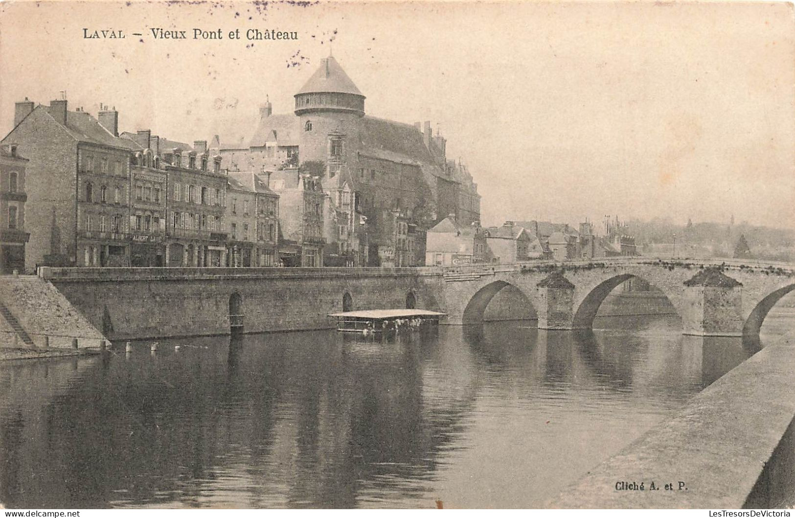 FRANCE - Laval - Vieux Pont Et Château - Carte Postale Ancienne - Laval