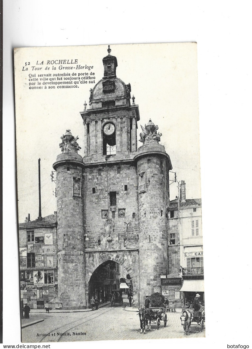 CPA  DPT  17 LA ROCHELLE , LA  LA TOUR DE LA GROSSE HORLOGE En 1918! - La Rochelle