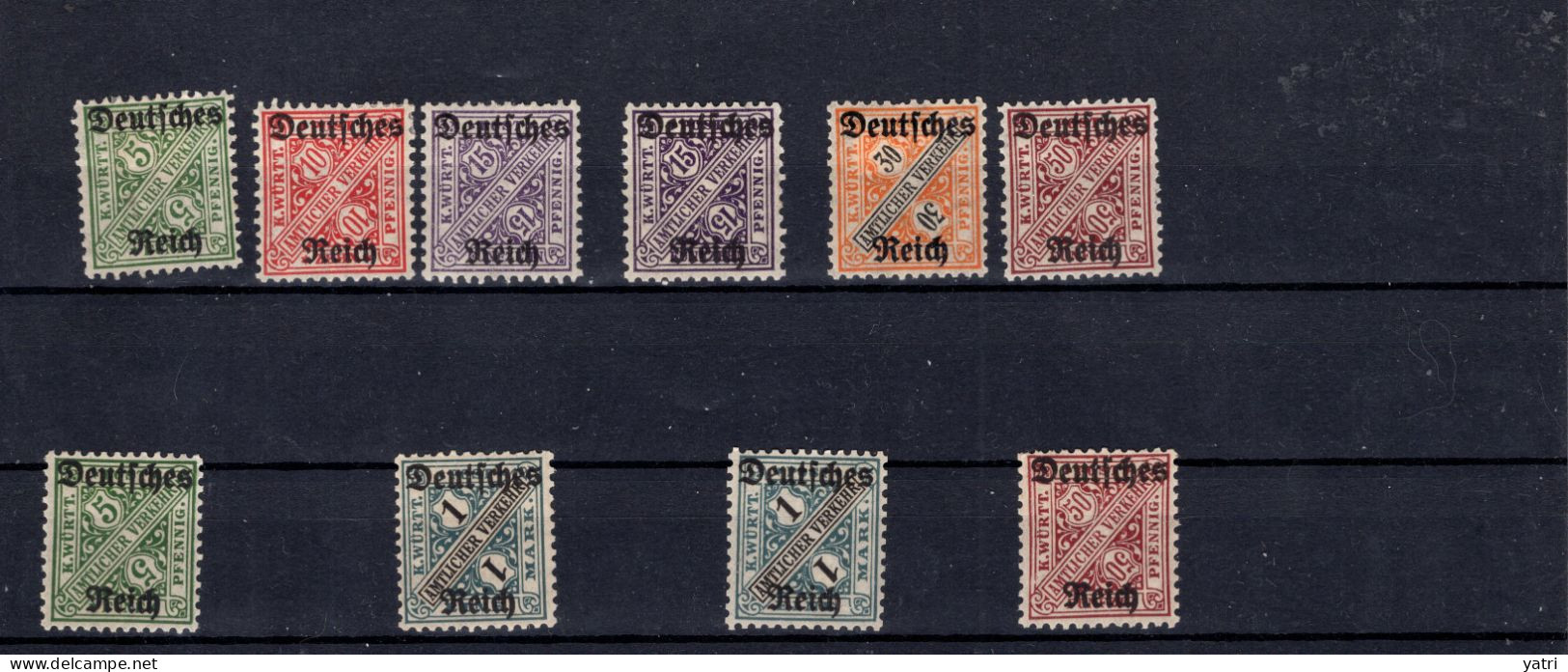 Repubblica Di Weimar (1920) - Insieme Di Segnatasse * MH - Dienstzegels