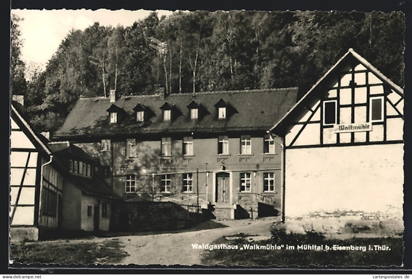 AK Mühltal B. Eisenberg, Waldgasthaus Walkmühle  - Eisenberg