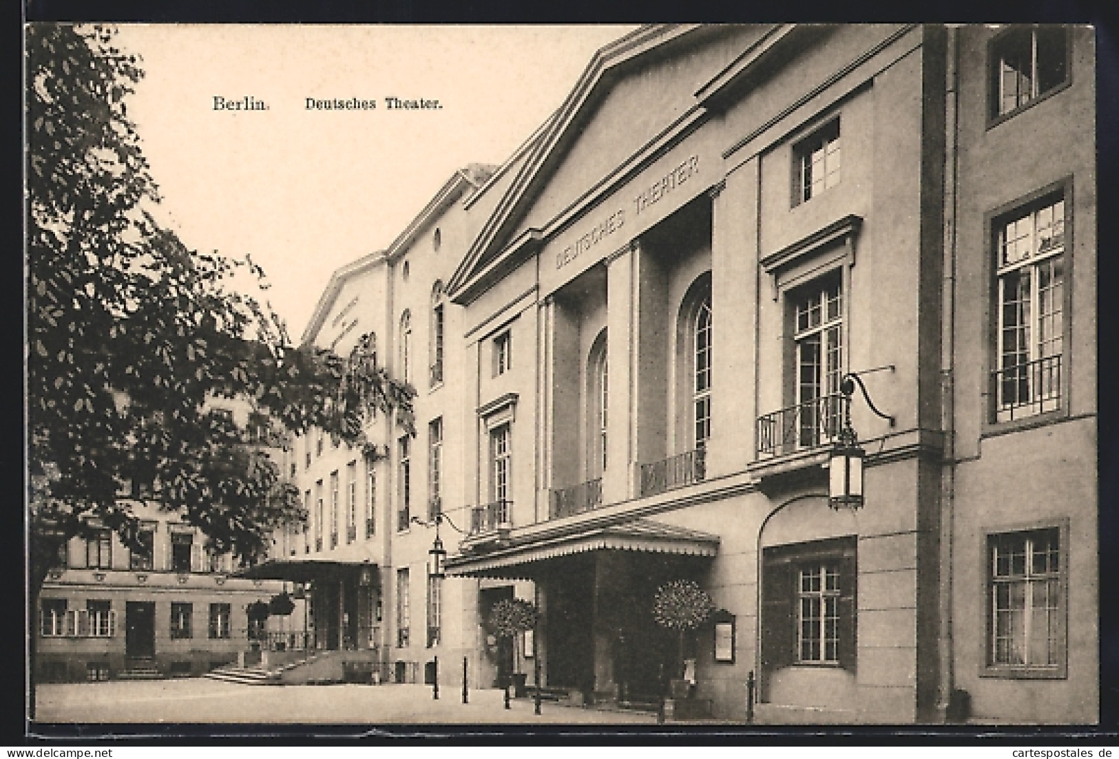 AK Berlin, Deutsches Theater, Schumannstrasse  - Theatre
