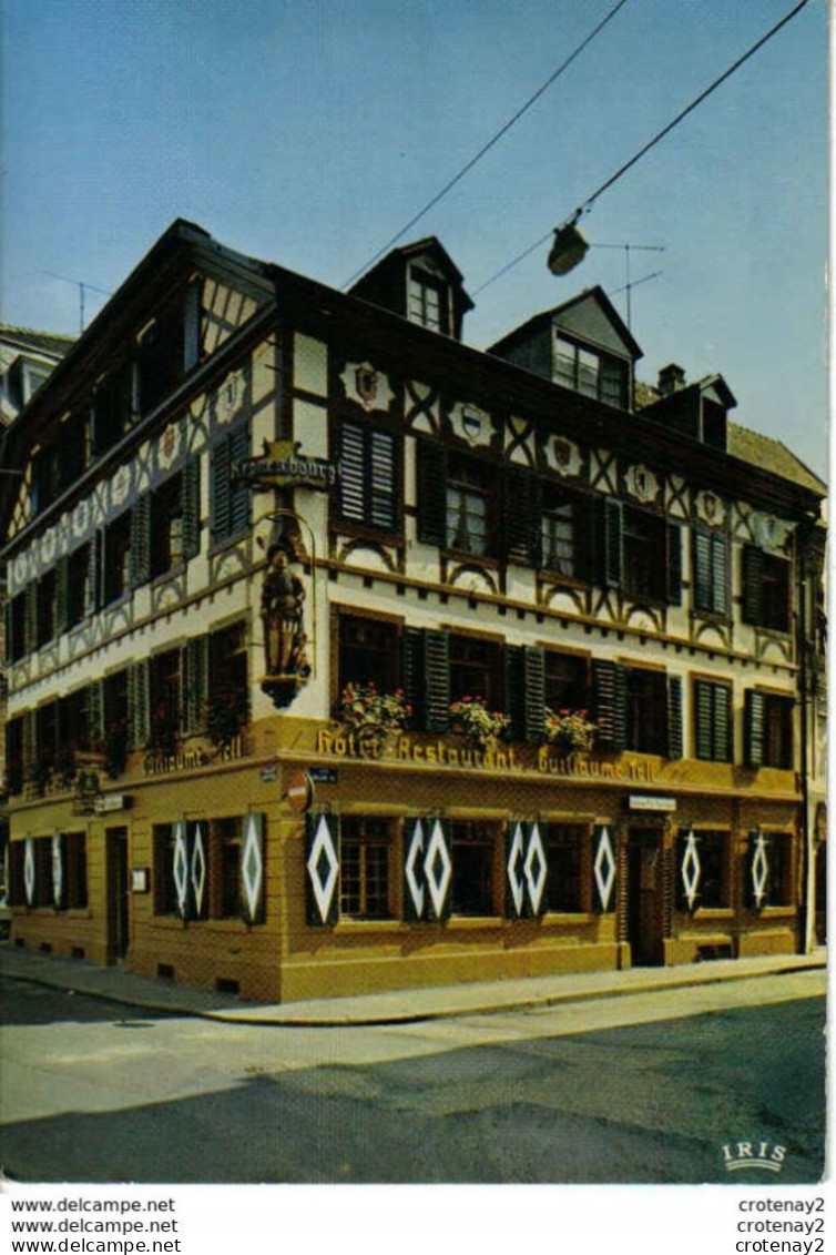 68 MULHOUSE Hôtel Restaurant GUILLAUME TELL En 1983 PUB Bière Kronenbourg - Mulhouse