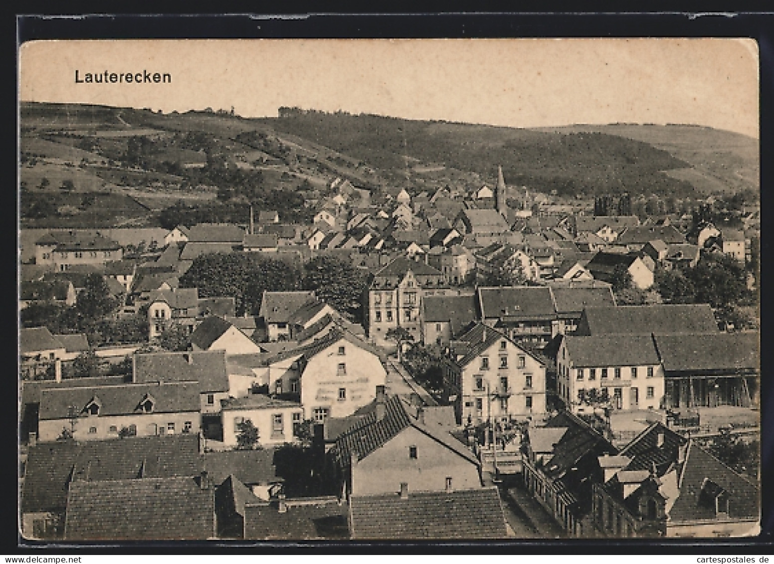 AK Lauterecken, Blick Von Oben Auf Die Ortschaft  - Sonstige & Ohne Zuordnung