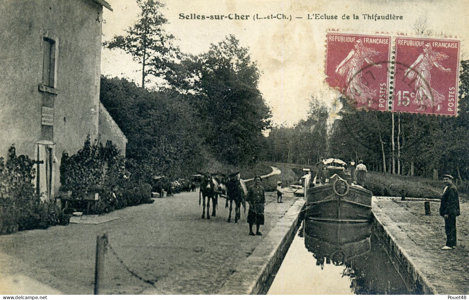 41 - SELLES SUR CHER - L'Ecluse De La Thifaudière - Selles Sur Cher